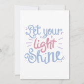 Inspirerend handgeschreven ontwerp kaart (Voorkant)