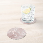 Inspirerend Happy Chic Dusty Roos Blush Pink Kartonnen Onderzetters (Insitu)