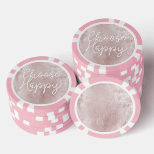 Inspirerend Happy Chic Dusty Roos Blush Pink Poker Chips