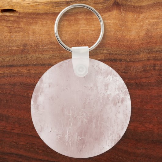 Inspirerend Happy Chic Dusty Roos Blush Pink Sleutelhanger (Achterkant)
