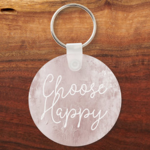 Inspirerend Happy Chic Dusty Roos Blush Pink Sleutelhanger