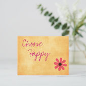Inspirerend Happy Message-Briefkaart Briefkaart (Staand voorkant)
