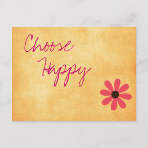 Inspirerend Happy Message-Briefkaart Briefkaart