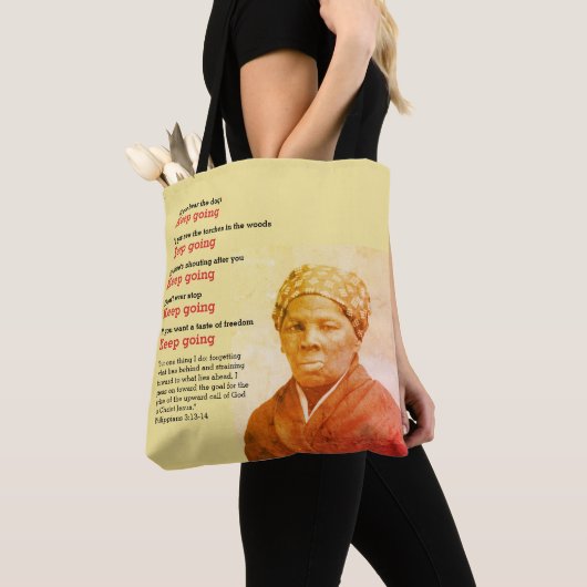 Inspirerend HARRIET TUBMAN blijft Citaat halen Tote Bag (Dichtbij)