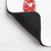 Inspirerend hartenkruis muismat (Hoek)