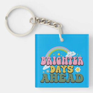 Inspirerend Helderder Dagen Wordart Sleutelhanger