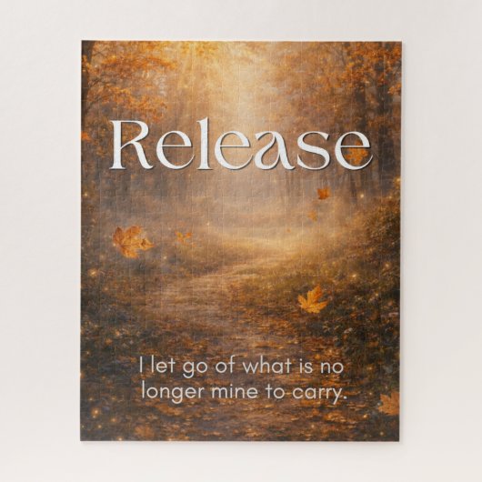 Inspirerend helend geschenk voor angst  legpuzzel (Verticaal)