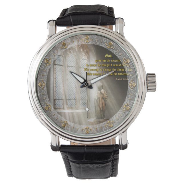 Inspirerend - Hemelse Vader - Gebed voor Serenitei Horloge (Voorkant)