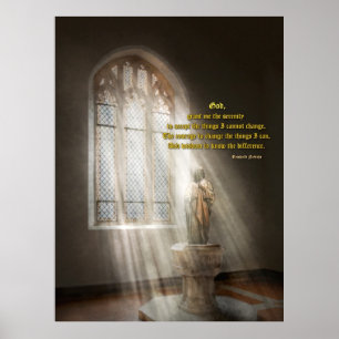 Inspirerend - Hemelse Vader - Gebed voor Serenitei Poster