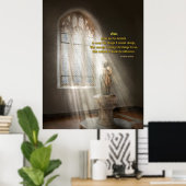 Inspirerend - Hemelse Vader - Gebed voor Serenitei Poster (Thuiskantoor)