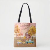 Inspirerend Herfst Herfst Boerderij met aangepaste Tote Bag (Voorkant)