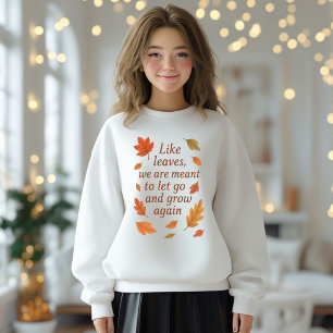 Inspirerend Herfst Quote Design – Trui