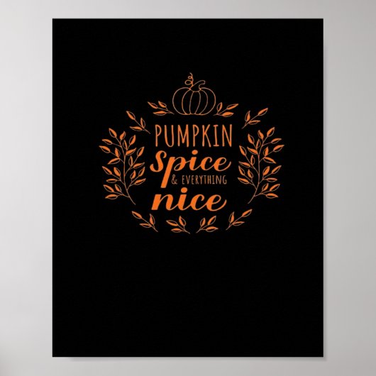 Inspirerend herfstquote poster (Voorkant)