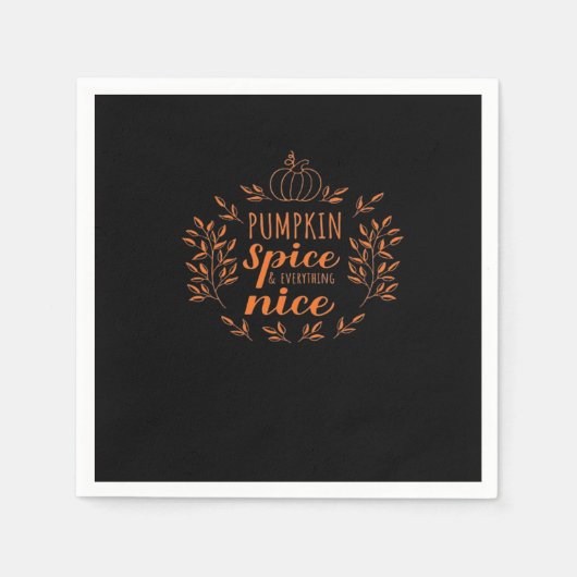 Inspirerend herfstquote servet (Voorkant)