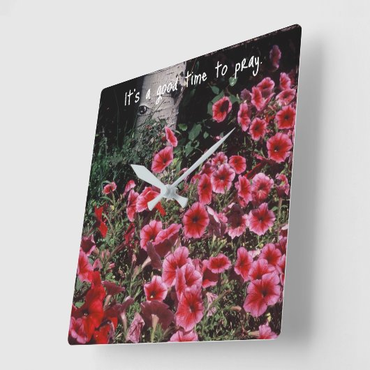 Inspirerend herinnering aan Pray Vierkante Klok (Hoek)