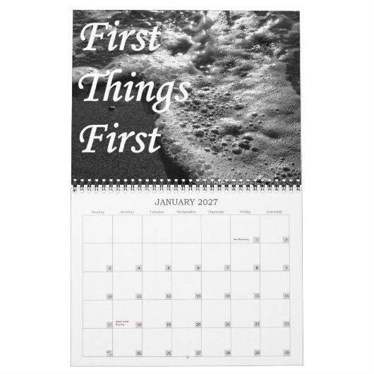 Inspirerend herstelagenda kalender (Jan 2027)