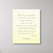 Inspirerend herstelcanvas canvas afdruk (Voorkant)