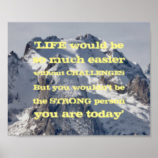 Inspirerend het Faculteren Uitdagingen van het Lev Poster
