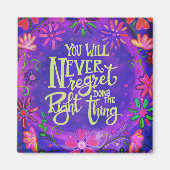 Inspirerend  het juiste ding Inspirativiteit Magneet (Voorkant)