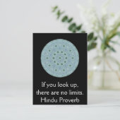 inspirerend Hindu Proverb uit India Briefkaart (Staand voorkant)