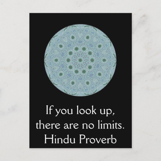 inspirerend Hindu Proverb uit India Briefkaart (Voorkant)