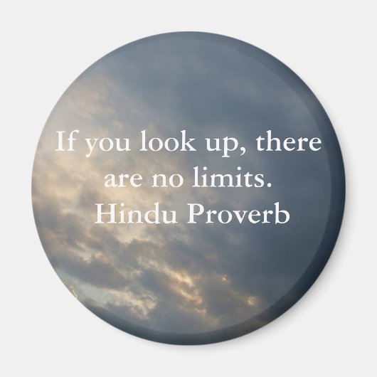 inspirerend Hindu Proverb uit India Magneet (Voorkant)