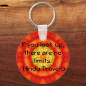 inspirerend Hindu Proverb uit India Sleutelhanger (Voorkant)