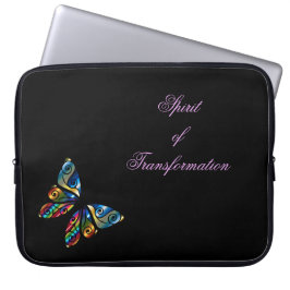 inspirerend hoesje voor een laptop met vlinder sleeve