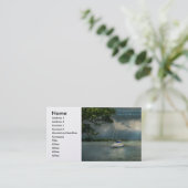 Inspirerend - Hoop - Zeiler - Psalm 107-29 Visitekaartje (Staand voorkant)