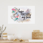 Inspirerend hoopkunst poster (Keuken)