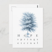 Inspirerend Hope Springs Eternal Tree Briefkaart (Voorkant / Achterkant)