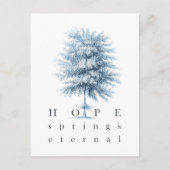 Inspirerend Hope Springs Eternal Tree Briefkaart (Voorkant)