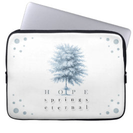 Inspirerend Hope Springs Eternal Tree Laptop Sleeve