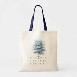 Inspirerend Hope Springs Eternal Tree Tote Bag