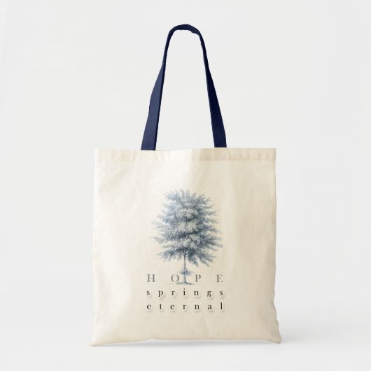 Inspirerend Hope Springs Eternal Tree Tote Bag (Voorkant)