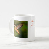 Inspirerend Hummingbird Coffee Mok (Voorkant links)