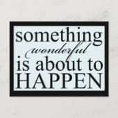 Inspirerend iets geweldig Briefkaart (Voorkant)