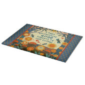 Inspirerend Iets goeds Quote Bloemrijk Sinaasappel Snijplank (Hoek)