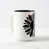Inspirerend Ik Ben Tweekleurige Koffiemok (Voorkant links)