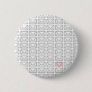 Inspirerend ik hou van je notitie ronde button 5,7 cm
