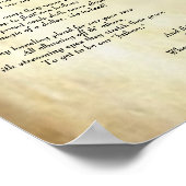 Inspirerend Indiaans Indiaas Poem Poster (Hoek)