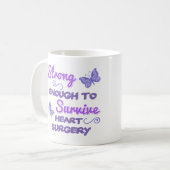 Inspirerend ingrepen in het hart van vrouwen koffiemok (Voorkant links)