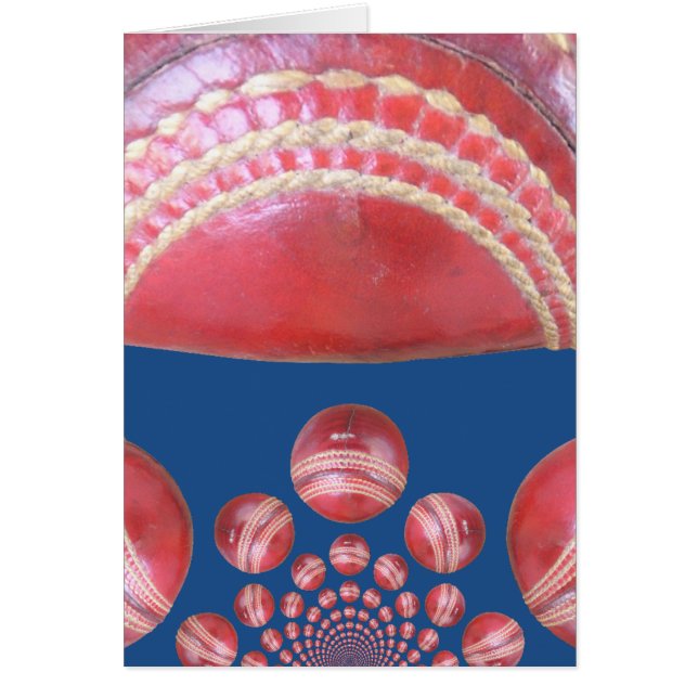 Inspirerend internationale rode cricketwinkelbedek (Voorkant)