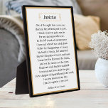 Inspirerend Invictus Poem Tabletop Fotoplaat<br><div class="desc">Tabletopplaque is voorzien van Invictus, het iconische en inspirerend gedicht van William Ernest Henley, die evenzeer bevoordeeld wordt door John R. Lewis, die net zo iconisch is als hij in een onderschatte grens tussen zwart en goud staat. Geschikt voor thuisdesktops, kantoor- of schooldesktops en tafels waar alles binnen het kijkbereik...</div>