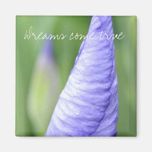 Inspirerend iris magneet (Voorkant)
