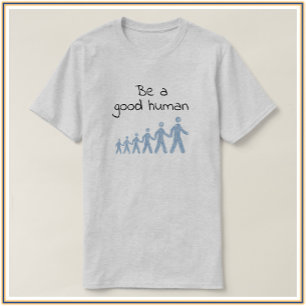 Inspirerend is een goed mens-T-shirt T-shirt
