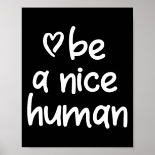 Inspirerend is een mooi mens. Positieve houding Poster