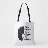 Inspirerend is ze multiprintCanvas tas (Voorkant)