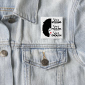 Inspirerend is ze vierkant Button (In situ)