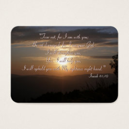 Inspirerend - Isaiah 41;10 - Chubby B. Kaart